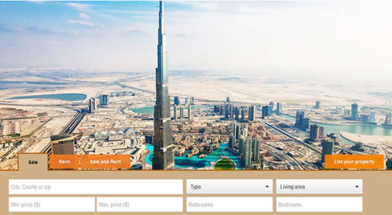 Customers can list their Properties on the own by just Logging /Registering into website